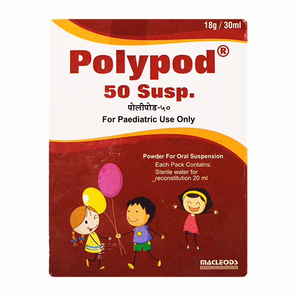 Polypod 50mg Dry Syrup 1*30ML