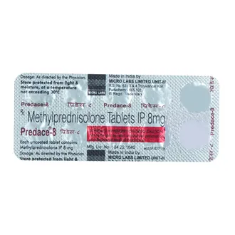 Predace 8mg Tablet 1*10 - Image 2