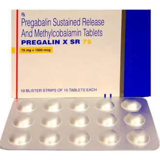 Pregalin X SR 75 mg Tablet (15 Tab)