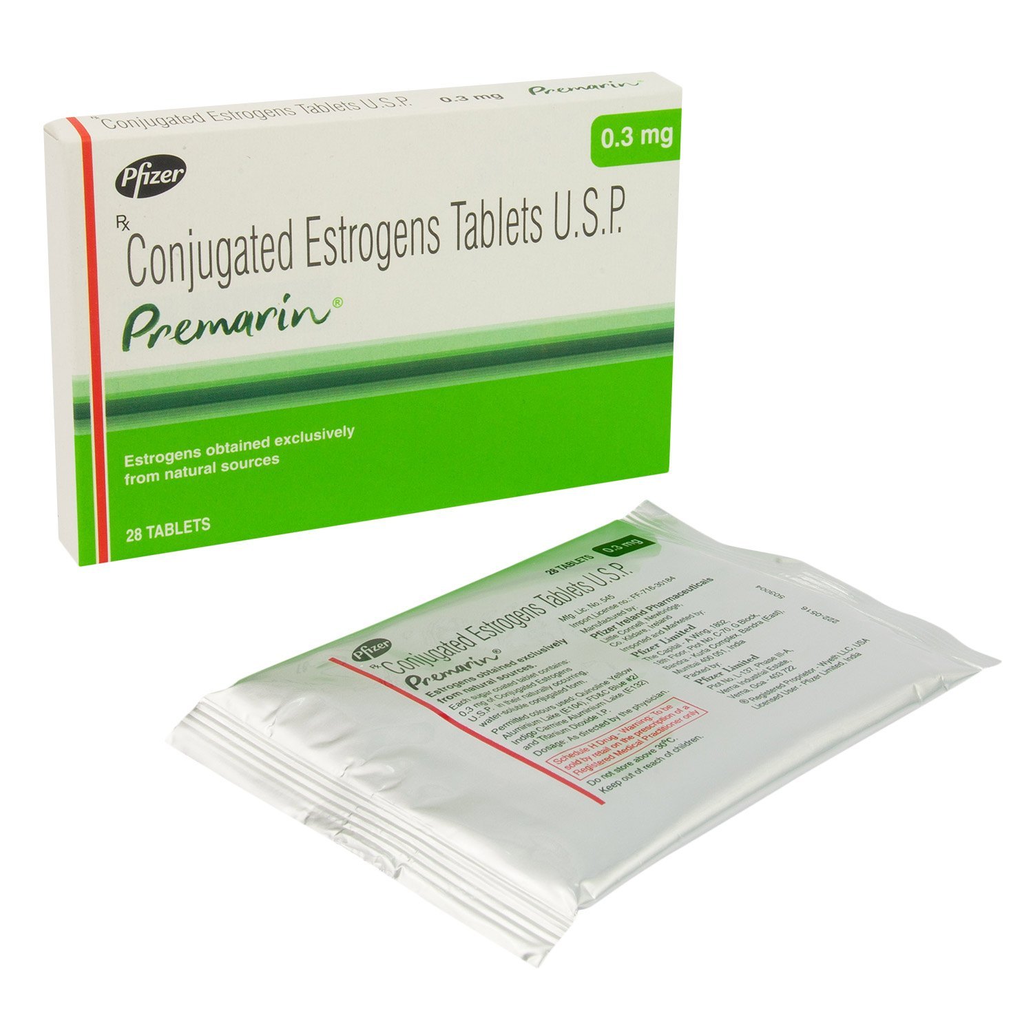 Premarin 0.3mg Tablet 1*28