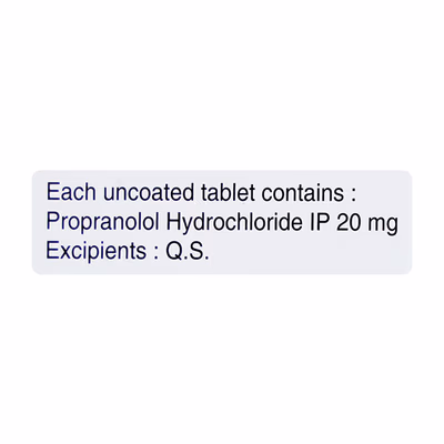 Provanol 20 Tablet 1*10 - Image 2