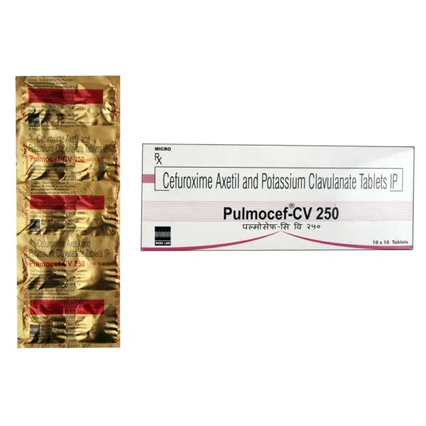 Pulmocef-CV 250 Tablet 1*10