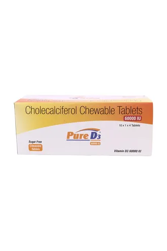 Pure D3 60K Chewable Tablet 1*4 - Image 3