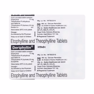 Deriphyllin Tablet 1*30