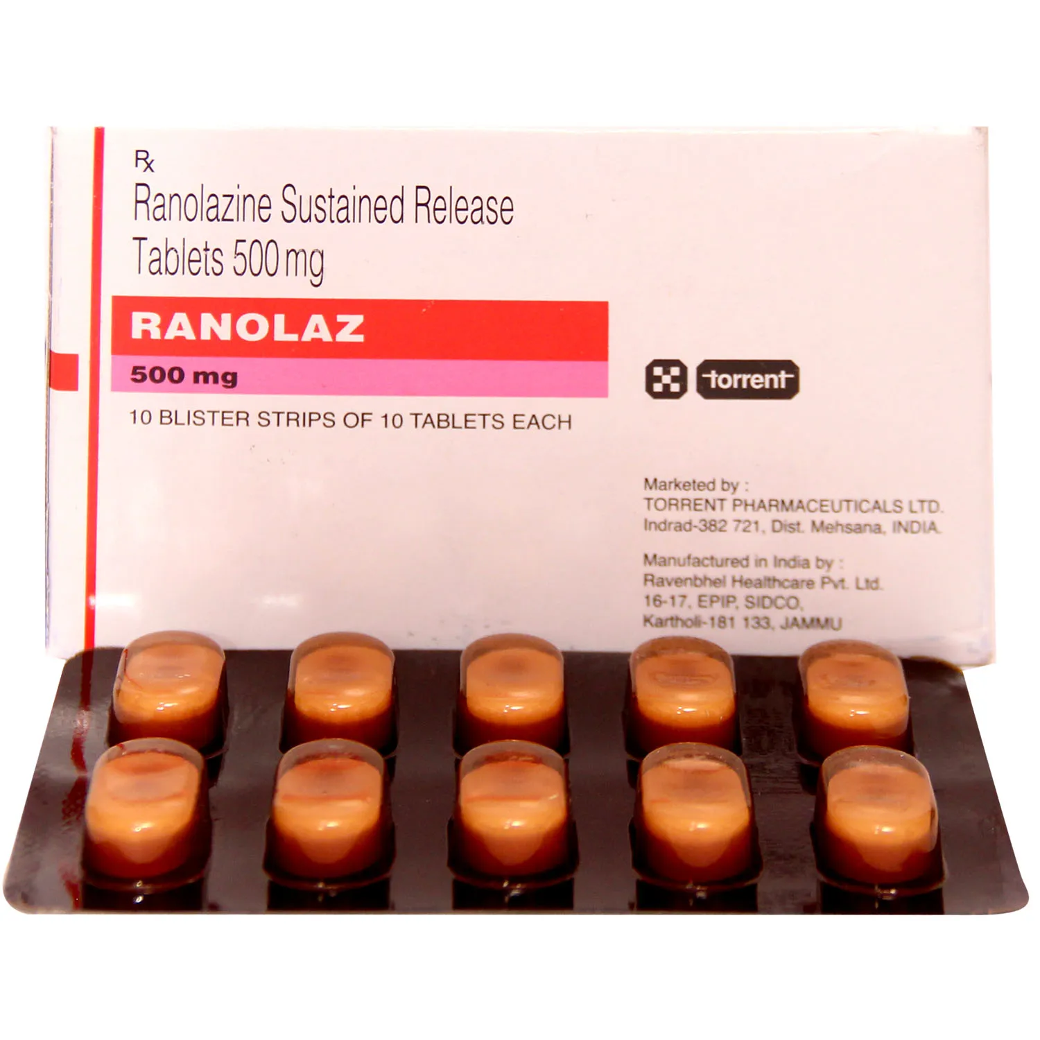 Ranolaz 500 Tablet ER 1*15
