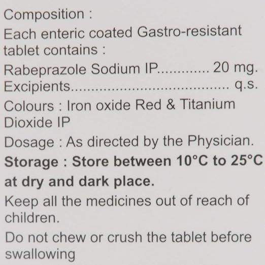 Rabonik 20 Tablet 1*15 - Image 2