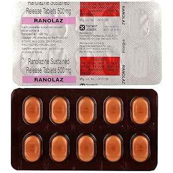 Ranolaz 500 Tablet ER 1*15 - Image 2