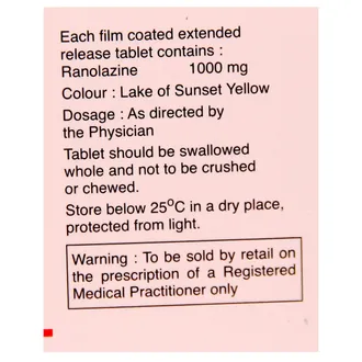 Ranolaz OD Tablet ER 1*10 - Image 2