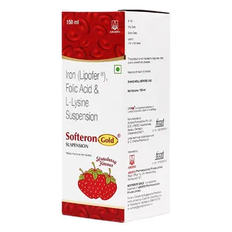 Softeron Gold Oral Suspension Strawberry 1*150ml - Image 4