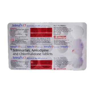 Telma ACT 40mg/5mg/6.25mg Tablet - Image 4