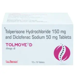 Tolmove D 150mg/50mg Tablet