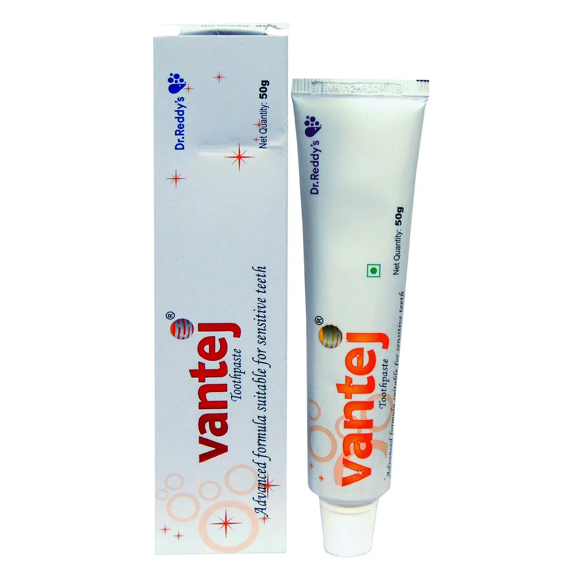Vantej Extra Foaming Toothpaste | For Sensitivity Relief 50gm - Image 2