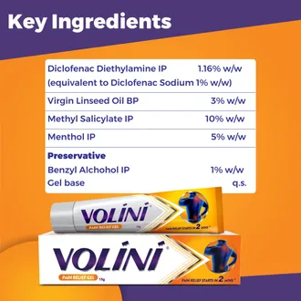 Volini Pain Relief Gel, 15 gm - Image 2