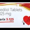 Carverix 3.125mg Tablet 1*10