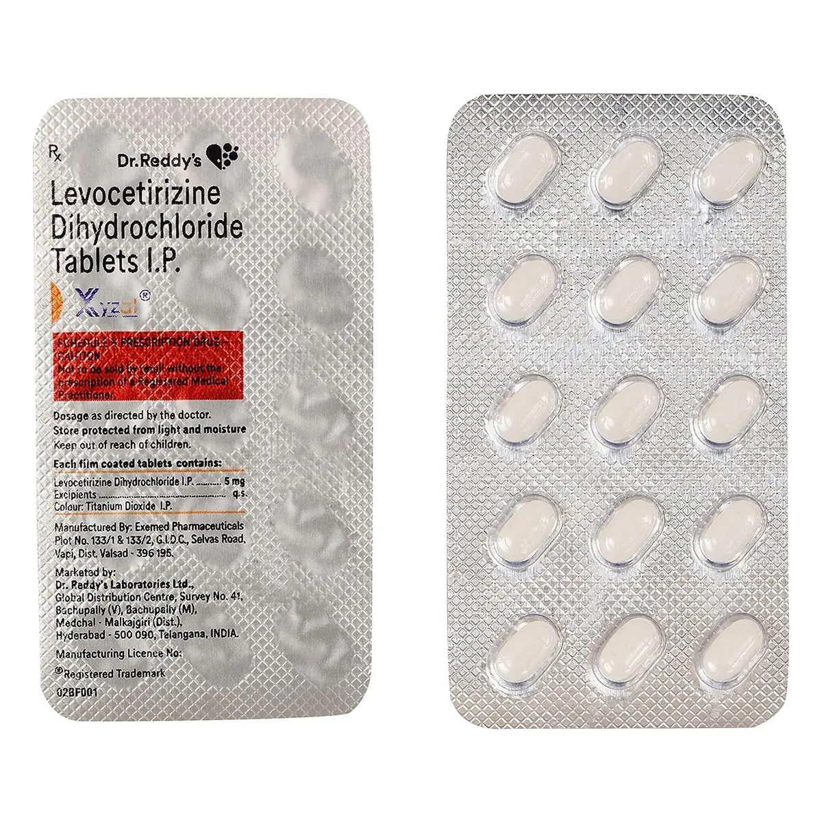 Xyzal 5mg Tablet 1*10 - Image 2