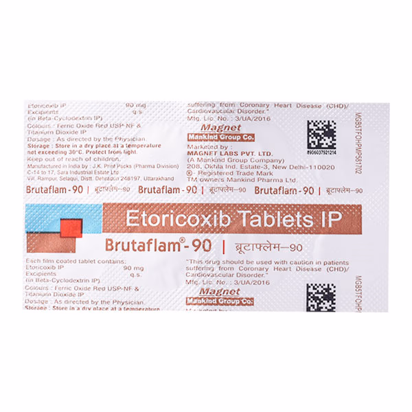 Brutaflam 90mg Tablet 1*10 - Image 3