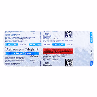 Zady-250 Tablet 1*10 - Image 3