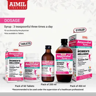 Aimil Amycordial Forte Syrup, 200 ml - Image 3