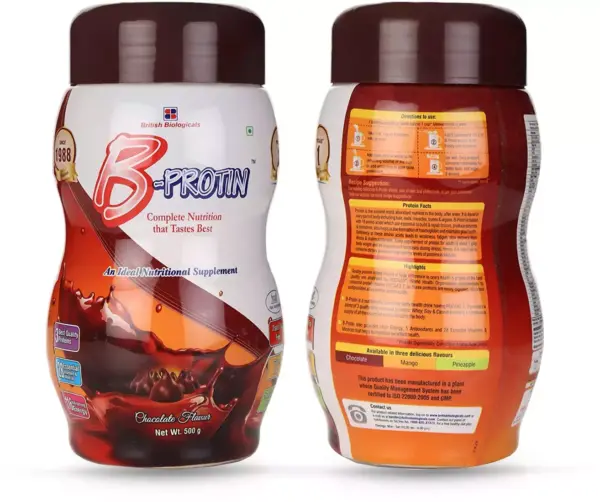 B-Protin Powder for Complete Nutrition | Flavour Chocolate - Image 2