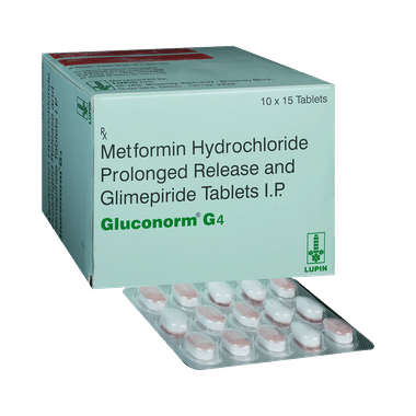 GlUcOnorm-G 4 Tablet PR 1*15 - Image 3