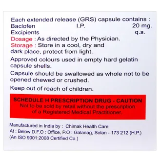 Bacfen 20mg Capsule XL - Image 2