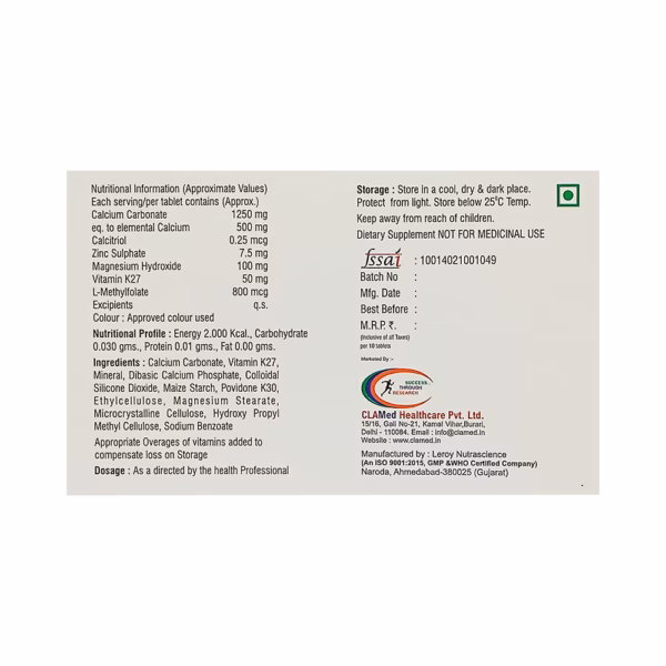 Osse Max Tablet
