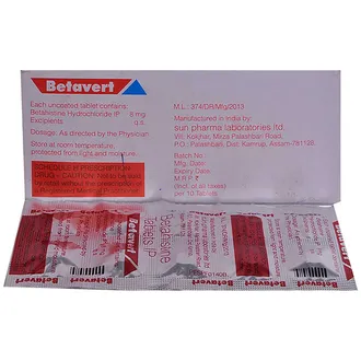 Betavert 8mg Tablet 1*15 - Image 4