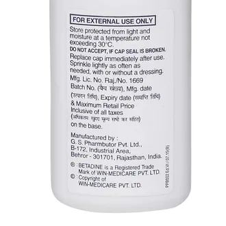 Betadine Powder 1*10GM - Image 3