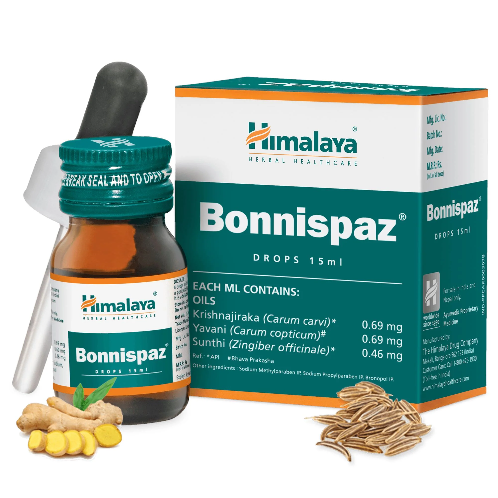 Himalaya Bonnispaz Drops, 15 ml - Image 2