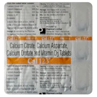 Cal 123 Tablet 1*15 - Image 2