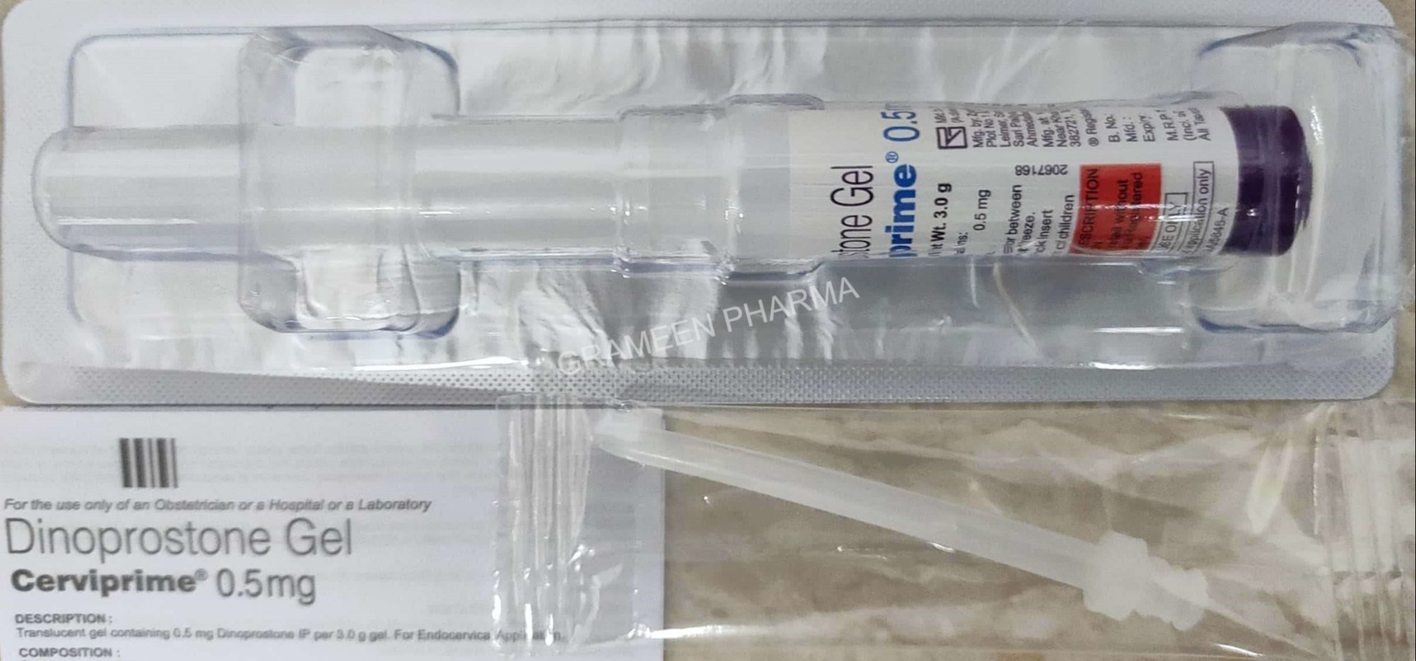 Cerviprime 0.5mg Gel  1*3gm - Image 3