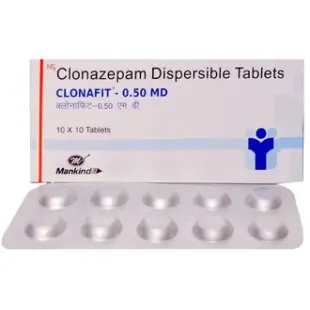 Clonafit 0.5 MD Tablet 1*10