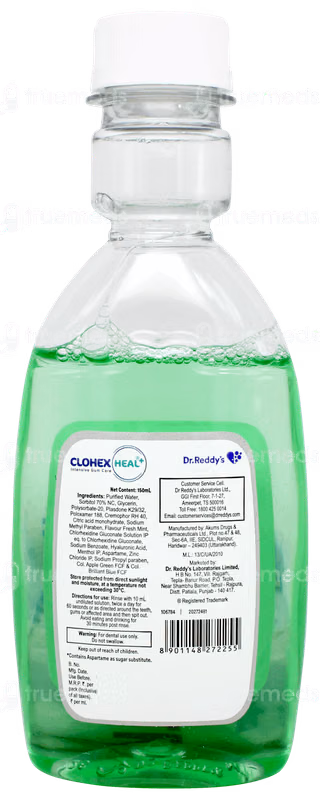 Clohex Heal Mouth Wash 1*100ML - Image 2