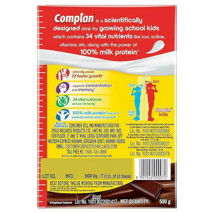 Complan Royal Chocolate Powdered Drink 500 g - Image 4