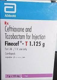 Finecef T 1.125g Injection 1vail.