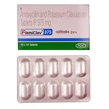 Flemiclav 375 Tablet 1*10