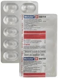 Metolar D 50 mg/10 mg Tablet 1*10