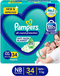 Pampers Newborn Diaper 1*34