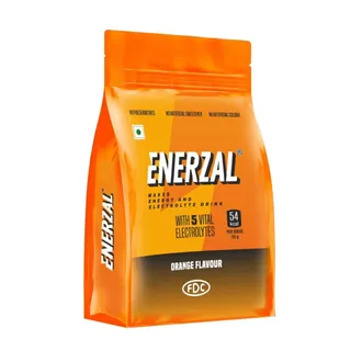 Enerzal Orange Flavour Energy Drink Powder 500GM
