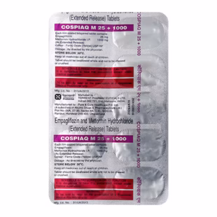 Cospiaq M 25/1000mg Tablet 10