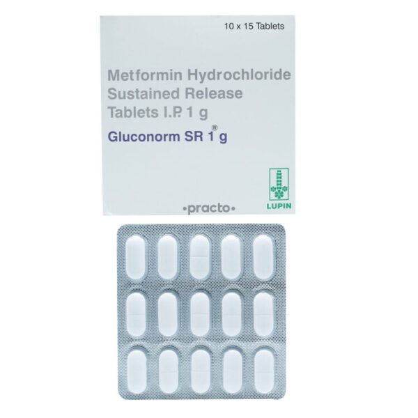 Gluconorm SR 1gm Tablet - Image 4
