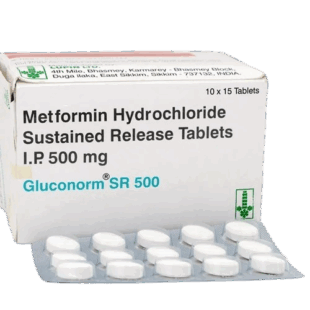 Gluconorm SR 500mg Tablet