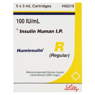 Huminsulin R 100IU Cartridge 3ml