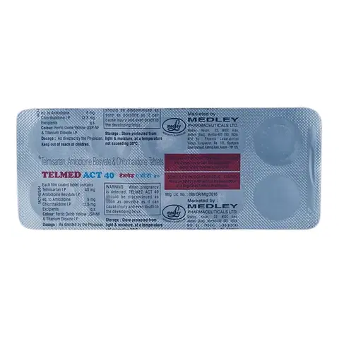 Telmed Act 40 Tablet - Image 5