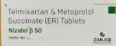 Nizatel Beta 50 Tablet ER 1*10
