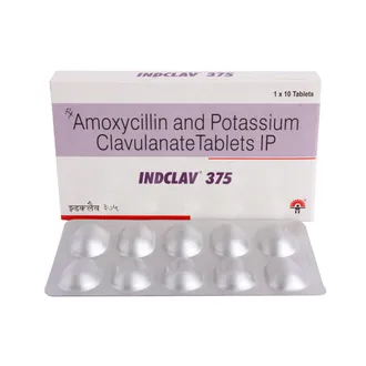 Indclav 375 Tablet 1*10