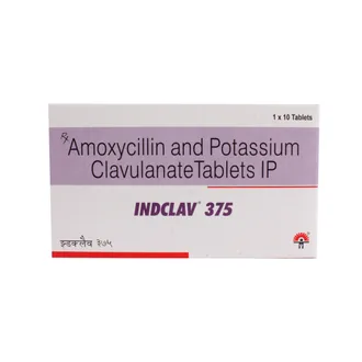 Indclav 375 Tablet 1*10 - Image 2