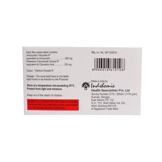 Indclav 375 Tablet 1*10 - Image 3