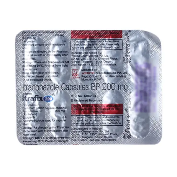 Itrafix 200 Capsule 1*8 - Image 2