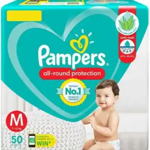 Pampers [M] R50 Diaper 1*50